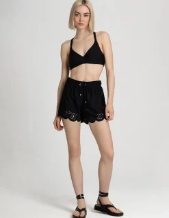 Zwembroek - Gerecycled polyester - zwart