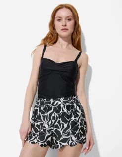 Zwembroek - Print all-over - zwart