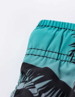 Zwembroek - Print all-over - turkoois