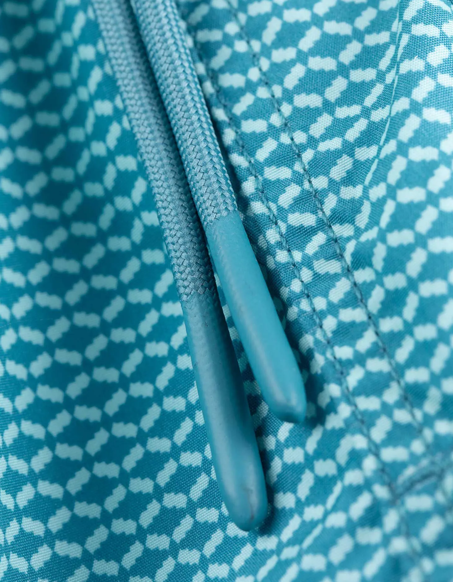 Zwembroek - Print all-over - turkoois